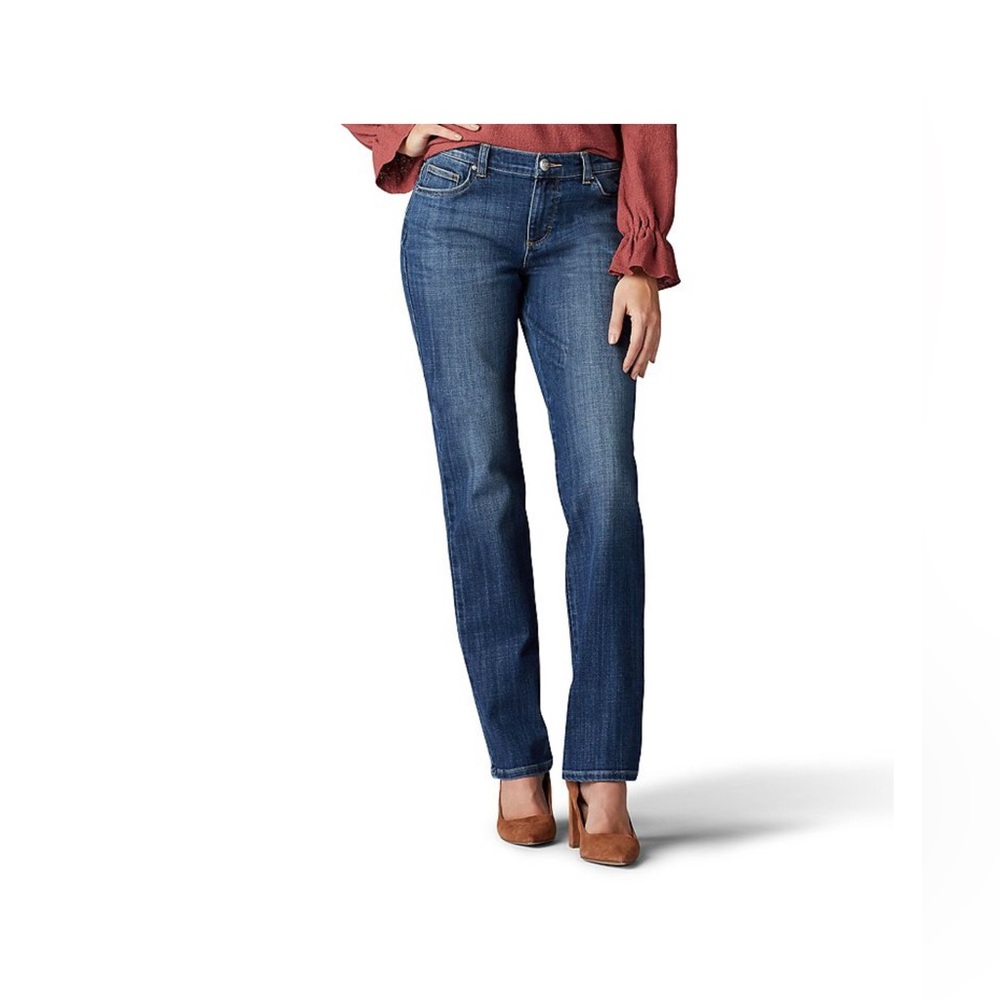 Lee Women’s Straight Leg Slim Fit Jeans| Size: 16 médium